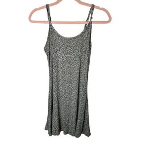 Brandy Melville | Dresses | Brandy Melville Green Floral Colleen Slip Dress  | Poshmark